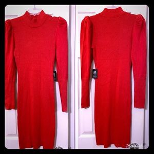 Red Sweater Dress